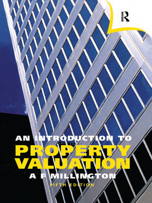cover image of An Introduction to Property Valuation